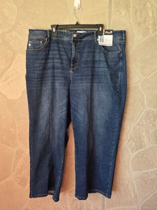 Seven7 High Rise Wide Leg Jeans 20W NWT - Picture 7 of 10